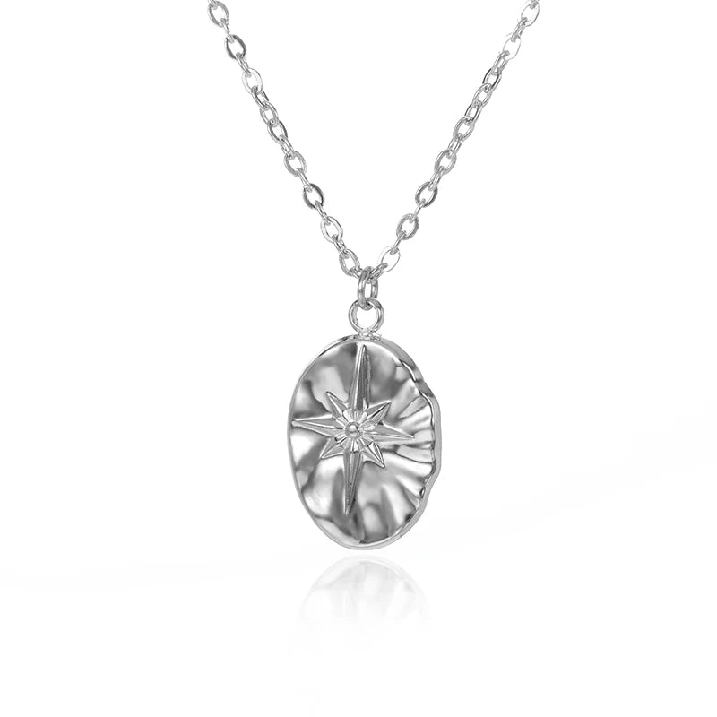 Pure Aura's Sun Ray Pendant Necklace