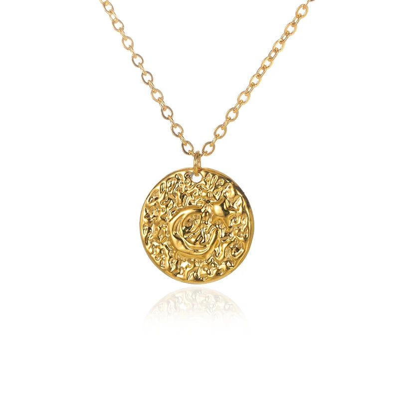 Pure Aura's Sun Ray Pendant Necklace