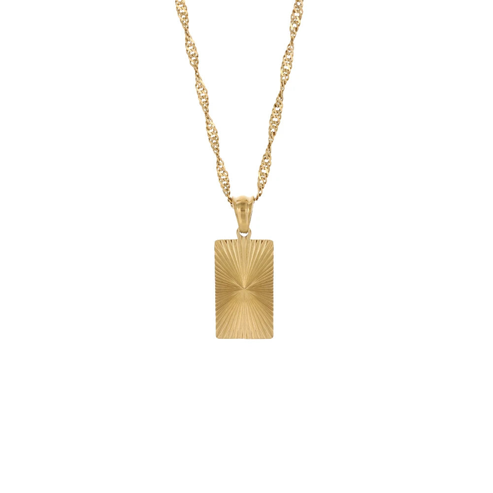 Pure Aura's Geometric Pendant Necklace